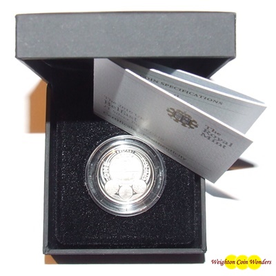 2010 £1 Silver Proof Coin - Belfast